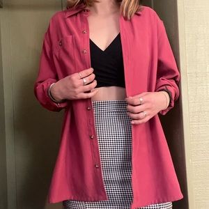 Crazy Horse Pink button up